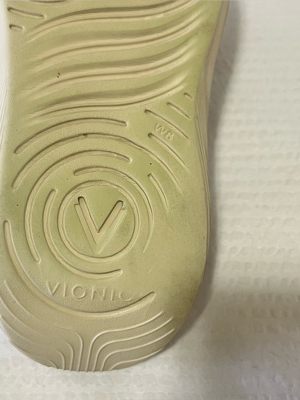 Vionic Recover Rx Cream Open Toe Sandals Slides - Picture 8 of 8